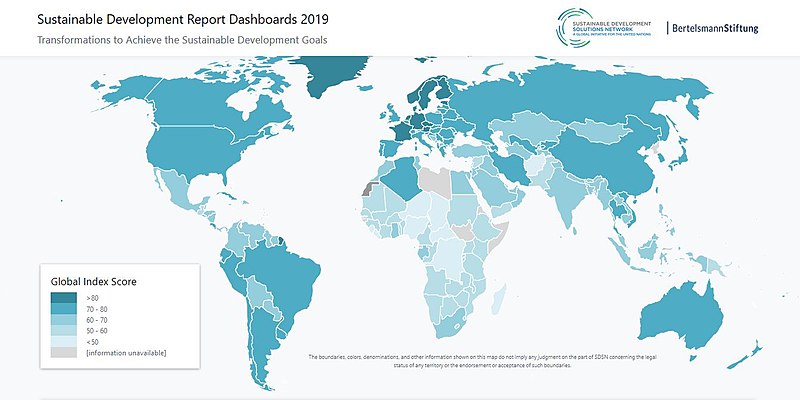 Sustainable Development Report Dashboards 2019